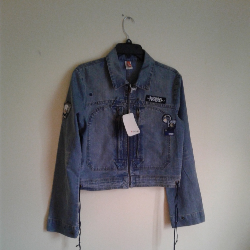 New AKDMKS Embellished Jean Jacket